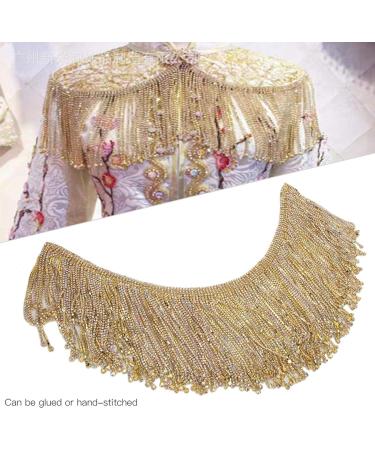 Snufeve6 Rhinestone Chain - 14cm Crystal Trim for Headwear Wedding Dresses & Necklaces | International Shipping - Buy Online on GoSupps.com