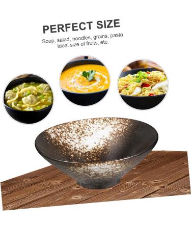 Zerodeko 2pcs Ramen Bowl Japanese Noodles Spaghetti Container Japanese Soup Bowl Bowls Chinese Bowl Japanese Noodle Bowl Food Serving Bowl Food Containers Soup Mug Ceramics 20X8CMx2pcs Whitex2pcs - Buy Online on GoSupps.com