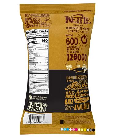 Kettle Foods Salt & Fresh Ground Pepper Potato Chips - 5 oz | Crispy Snack Delights - Buy Online on GoSupps.com