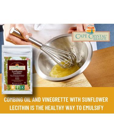 Cape Crystal Sunflower Lecithin Powder 100% Natural and Gluten-Free. It is The Vegan Non-GMO Alternative to Soy Lecithin Powder (8-oz.) - Buy Online on GoSupps.com