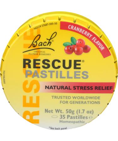 BACH Rescue Pastilles Cranberry, 1.7 OZ