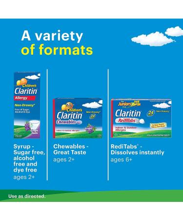 Claritin Children's 2 Hour Non-Drowsy Allergy Oral Solution 5 mg/ 5 mL Grape - 4 Fl Oz - Buy Online on GoSupps.com