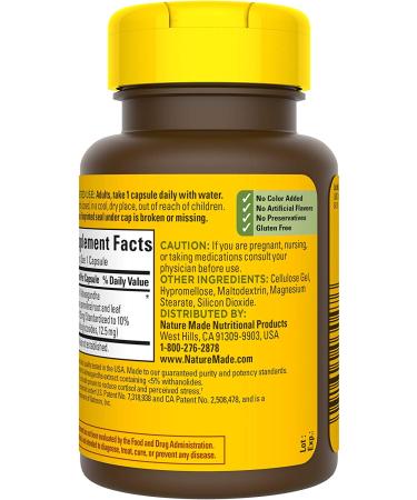 Nature Made Ashwagandha 125mg Dietary Supplement for Stress Support - 60 Capsules | 60 Day Supply - Buy Online on GoSupps.com