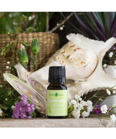 Lemongrass Essential Oil 100% Pure & Natural - Organic Thai Oil for Diffuser & Skin Care 10ml | Premium Grade Cymbopogon Citratus - Buy Online on GoSupps.com