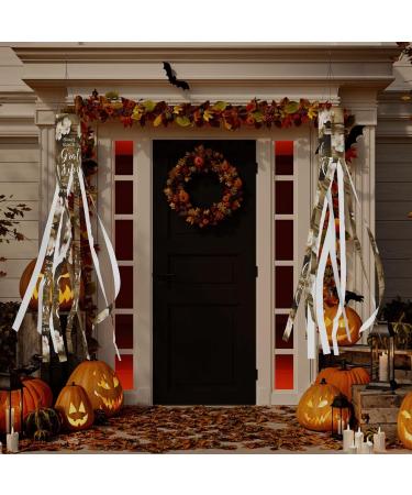 Inspirational Quotes Halloween Windsock Ghost Flag 59" Halloween Outdoor Hanging Decorations Garden Window Yard Decor - Buy Online on GoSupps.com