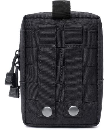 2 Pack Molle Pouches - Tactical Compact Water-Resistant EDC Pouches (Black) - Buy Online on GoSupps.com