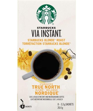 Starbucks Via Instant True North Blend Blonde Roast Coffee 8 Count & Cold Brew Coffee Concentrate Signature Black 946 milliliters - Buy Online on GoSupps.com