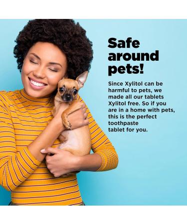 Chomp Super Whitening Spearmint Toothpaste Tablets with Nano Hydroxyapatite - Buy Online on GoSupps.com