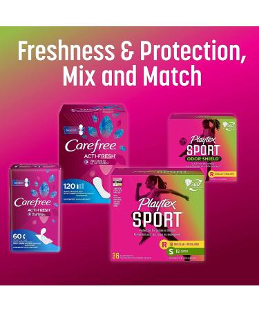 Playtex Sport Tampons with Flex-Fit Technology Regular & Super Multi Pack Unscented - 50 Count - Buy Online on GoSupps.com