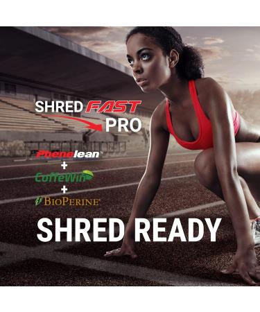 Shredfast Pro Thermogenic Supplement with Phenelean - 60 Capsules - Vegan Keto Friendly - Buy Online on GoSupps.com