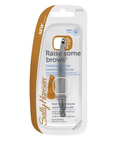 Sally Hansen Beauty Tools Raise Some Brows-Slant Tip Tweezer with Platform (Pack of 2)