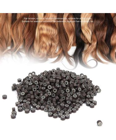 Hair Extension Links Beads Hair Extension Link Ring Beads Hair Extension Ring Loops Silicone Lined Micro Beads Links Aluminum Hair Extension Tool (b) - Buy Online on GoSupps.com