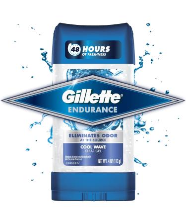 Gillette Cool Wave Clear Gel Anti-Perspirant Deodorant 3.8 oz (Pack of 3) - Citrus Scent - Buy Online on GoSupps.com