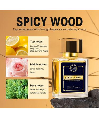 Ycz Carnival Perfume Men - Eternal Love Perfume 2.6oz(75ml). Carnival Cologne for Men. Spicy Wood Lasting Vanilla Fragrance-Ideal Men Perfumes For Special Occasions Daily Elegance. - Buy Online on GoSupps.com