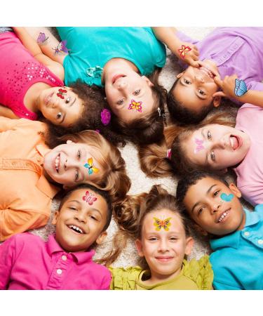 80pc Colorful Butterfly Temporary Tattoos for Kids - Party Favors & Accessories - Buy Online on GoSupps.com