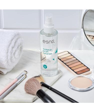 ESNTL Makeup Brush Cleanser Antibacterial Spray 200ml | Professional Cosmetic Grade Liquid | Fast-Acting Formula with Aloe Vera | Vegan & Cruelty Free - Buy Online on GoSupps.com