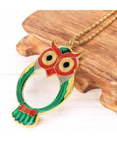 Magnifying Glass Beautiful Magnifying Glass with Chain Practical with Chain 10X Cute for The Elderly Children - Buy Online on GoSupps.com