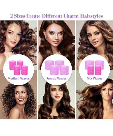 Qinzave 36-Piece Curling Winder Set | Large 63mm & 47mm Curlers for All Hair Types | Salon & Home Use - Buy Online on GoSupps.com