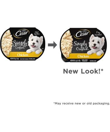 Cesar Simply Crafted Chicken Wet Dog Food - Pack of 10, 1.3 oz Pouches - Buy Online on GoSupps.com