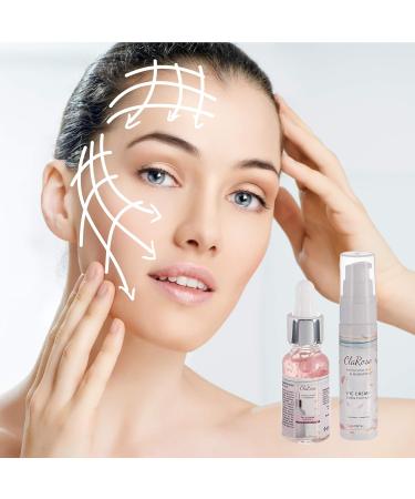 ClaRose Anti-Ageing Gift Bag for Her with Face Serum Eye Cream Face Cleaning Gel and Face Mask with 100% Natural Rose Oil and Hyaluronic Acid ANTI-AGING SET - Buy Online on GoSupps.com