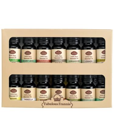 Spice Rack Kit 14-10ml Pure Essential Oils by Fabulous Frannie