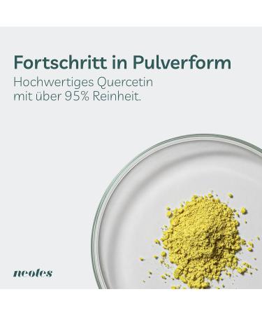 Neotes Quercetin Powder | 30g Vegan & Gluten-Free Antioxidant | 2-Month Supply w/ Dosing Spoon | Natural Vegetable Bioflavonoid - Buy Online on GoSupps.com