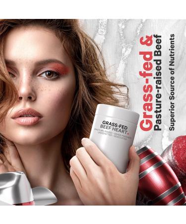 Codeage Grass Fed Beef Heart Supplement - Freeze Dried Non-Defatted Desiccated Glandular Supplements - Bovine Meat & Liver Pills - Beef Vitamins for Heart - Non-GMO -180 Capsules - Buy Online on GoSupps.com