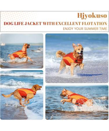 Buy XS Red Waterproof Dog Life Jacket - Reflective Ripstop Vest for French Bulldogs | Adjustable Buoyancy & Rescue Handle for Swimming & Boating - Buy Online on GoSupps.com