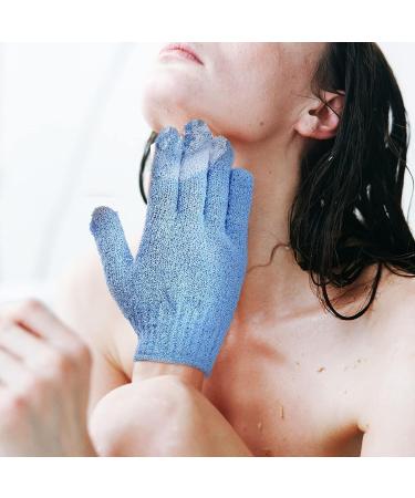 Healifty 6 Pairs Exfoliating Gloves for Body Shower - Bath and Shower Scrubber Gloves for Women - Buy Online on GoSupps.com