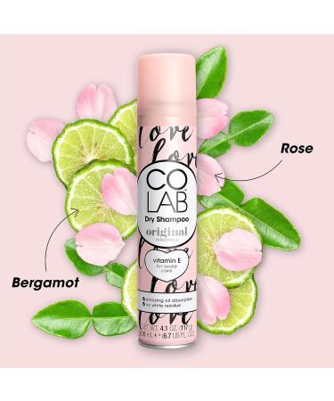 COLAB Mini Dry Shampoo Original 50ml 6 Pack - No White Residue No Fuss All Hair Types Fresh Scent - Buy Online on GoSupps.com