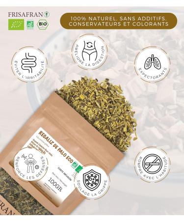 FRISAFRAN - Infusion of cut licorice root | Ecological | Direct from the producer | grown in Navarra - 100Gr - Buy Online on GoSupps.com