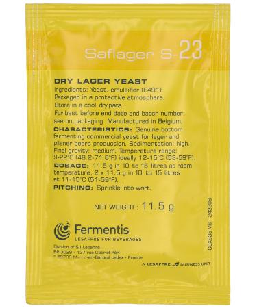 Fermentis beer yeast US-05 W 34/70 S-33 S-23 top-fermenting bottom-fermenting (S-23) - Buy Online on GoSupps.com