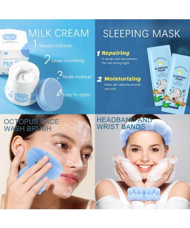 Milk Kids Skincare Sets for Girls 8-10 Birthday Christmas Gifts - Skincare for Girls 10-12 - Gifts for Teenage girls Skin Care for Kids Age 8-12 Skin Care for Teens 10-12 Skincare Set for kids 8-9 - Buy Online on GoSupps.com