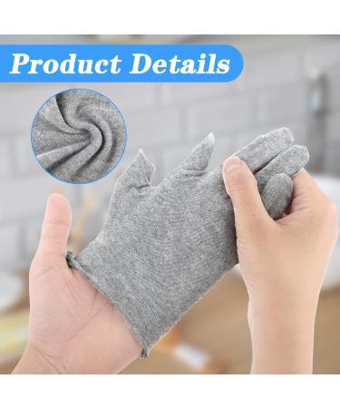 Sibba 2 Pairs Cotton Gloves Touchscreen White Moisturizing Gloves Overnight Bedtime Heal Eczema Sleeping Lotion Hand Spa Treatment Gloves Repair Rough Cracked Dry Chapped Hands Skin (Grey) - Buy Online on GoSupps.com