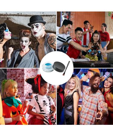 Eyebrow Pomade Cream | Women's Blue Gel Pomade for Eyebrow - Lightweight Texture Eyebrow Makeup Tool for Cosplay Parties Costume Parties Stage Performances Role-Playing Activities Lambo - Buy Online on GoSupps.com