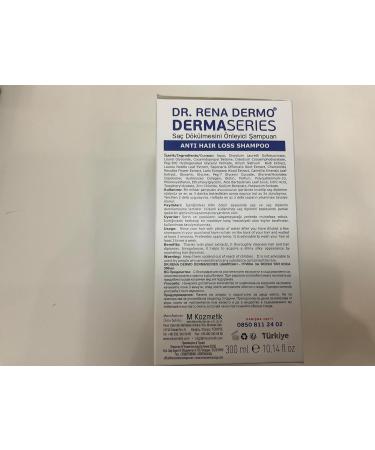 Dr Rena Dermo Antihair loss serum + shampoo plantbased multivitamin mineral complex 65ml + 300ml - Buy Online on GoSupps.com