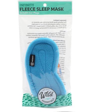 Wild Essentials Infinity Fleece Luxury Sleep Mask in Breezy Blue - Relax in Style - Buy Online on GoSupps.com