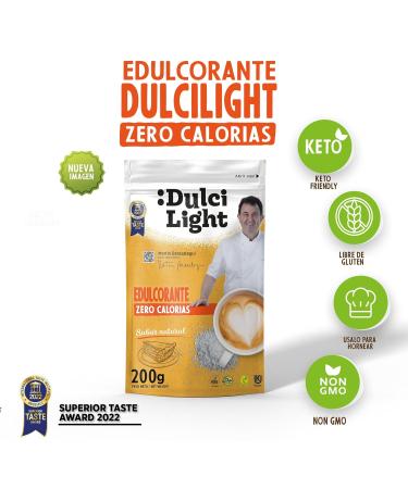 Dulci Light Sucralose Sweetener Granulate 2x200g - Low-Calorie Sugar Replacement for Drinks & Food | International Shipping Available - Buy Online on GoSupps.com