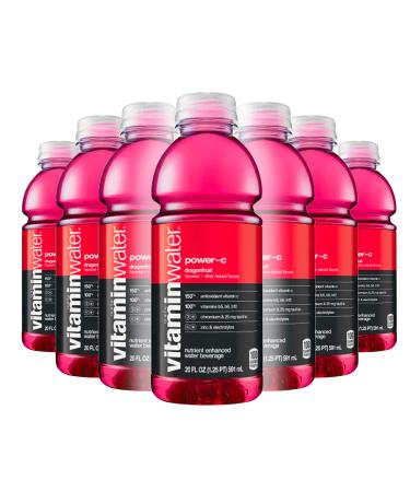 2 Set of 6 Pack - Vitamin Water Dragonfruit - Power C 20oz Bottle