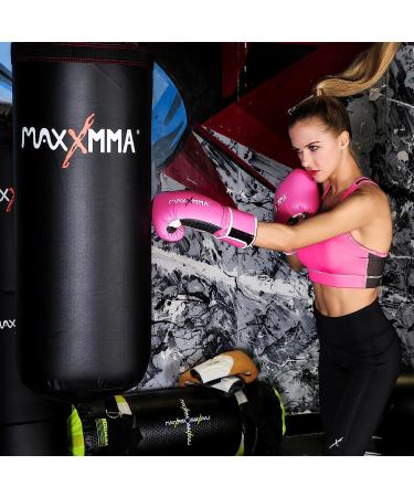 MaxxMMA Pro Style Boxing Gloves - Pink 10 oz for Men & Women - Heavy Bag Training Mitts for Muay Thai, Kickboxing, and Sparring - Buy Online on GoSupps.com