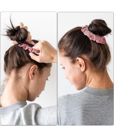 22-Piece Velvet Scrunchies Set for Toddler Girls & Women | Soft Elastic Hair Ties for Thick & Thin Hair | Ponytail Holder & Hair Accessory with Storage Bag - Classic Colors - Buy Online on GoSupps.com