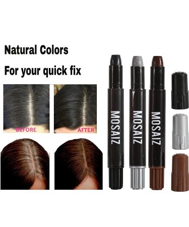 Mosaiz Hair Chalk 16 Pcs Pens - Washable Temporary Hair Color for Kids, Teens & Adults - 6 Metallic Colors - Birthday or St Patricks Day Gift - Buy Online on GoSupps.com