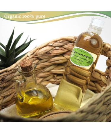 Dr Adorable Meadowfoam Seed Oil - 12 oz | 100% Pure Organic Cold Pressed | International Shipping Available - Buy Online on GoSupps.com