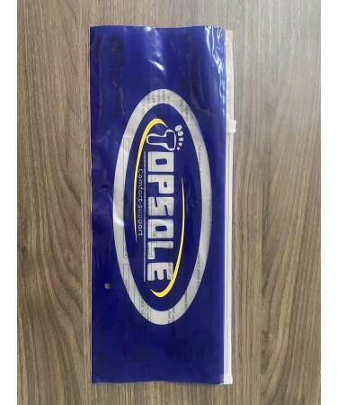 Topsole Orthopedic Insoles for Plantar Fasciitis Flat Foot & Heel Spur - Comfort Shoe Inserts for Men & Women (EU 47-48 30.5cm) - Blue - Buy Online on GoSupps.com