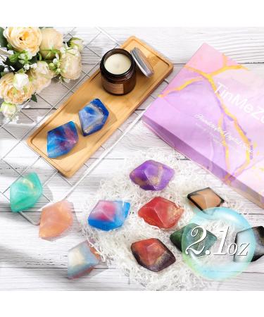 Buy Loopeer 12 Pieces Gemstone Soap - Organic Fragrance Soap Bars for Bath & Body | Perfect Gift for Men & Women Birthday & Christmas - Buy Online on GoSupps.com