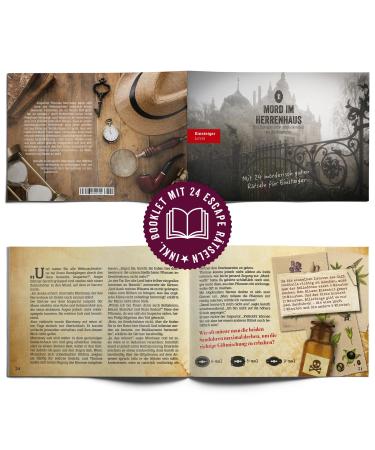 Corasol Escape & Coffee Advent Calendar for Beginners - Murder in the Mansion (240g) | Unique Holiday Gift - Buy Online on GoSupps.com