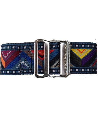 LiftAid Gait Belt - Stylish Patient Transfer Belt with Metal Buckle - 60 x 2 - For Nurses, Caregivers, Therapy - Washable (Eclectic) - Buy Online on GoSupps.com