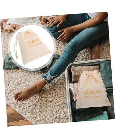 SKISUNO Hair Curler Travel Bag Travel Hair Dryer Linen Hair Dryer Organizer - Buy Online on GoSupps.com