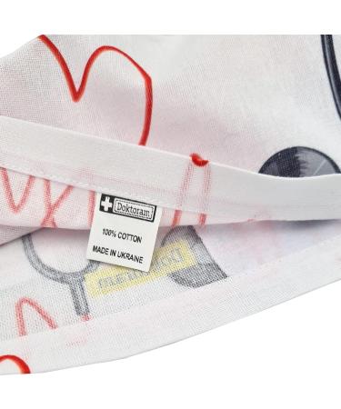 Print Scrub Caps for Nurses Doctors & EMTs | Stylish & Comfortable One Size Stethoscope Hat - Buy Online on GoSupps.com