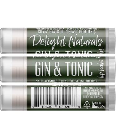 Buy Gin and Tonic Lip Balm Set of Three | Hydrating & Flavorful Lip Care | International Shipping Available - Buy Online on GoSupps.com